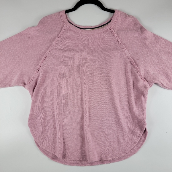 Pilcro | Anthropologie Diana Pullover Ruffle Raglan Top, Size M - Picture 8 of 13